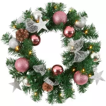 Ветка декоративная со светодиодами в виде венка Eglo NOEL 410859