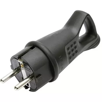 Вилка угловая с заземлением Stekker Одри 32843