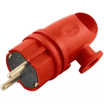 Вилка угловая с заземлением Stekker Одри 39253