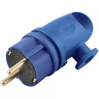 Вилка угловая с заземлением Stekker Одри 39254