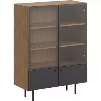 Витрина Frida ОГОГО (арт.838909), (ЛДСП/Черный) ОГОГО Обстановочка!