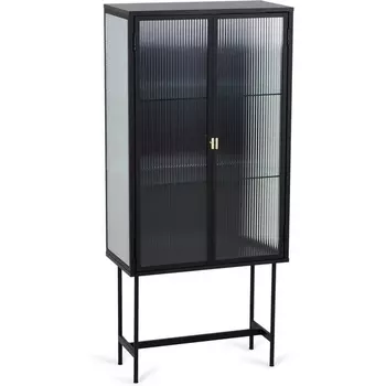 Витрина ОГОГО The One (ЛДСП,Металл,Стекло/Черный) ОГОГО Обстановочка!