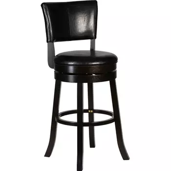 Вращающийся полубарный стул DOBRIN JOHN COUNTER (капучино, черный) (Dobrin)