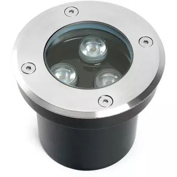 Встиваемый светодиодный светильник (грунтовый) Feron SP2801 48345 3W, AC 12-24V, низковольтный, 4000К, вн.диаметр: 70mm, IP67