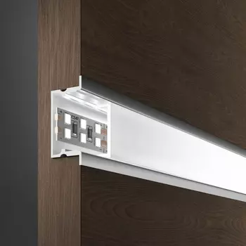 Встраиваемый алюминиевый профиль для LED ленты (под ленту до 18,5mm) Elektrostandard LL-2-ALP019