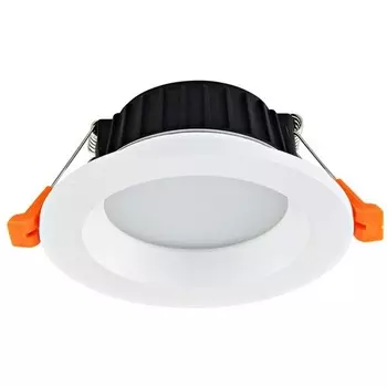 Встраиваемый биодинамический светодиодный светильник круглый IP44 7Вт Donolux Ritm DL18891/7W White R Dim