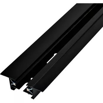 Встраиваемый шинопровод под гипсокартон однофазный металл/медь, черный, 2 метра Escada Prima ESTR10009