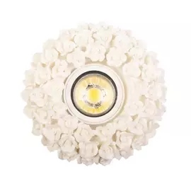 Встраиваемый светильник Abrasax 014-WH с цветами