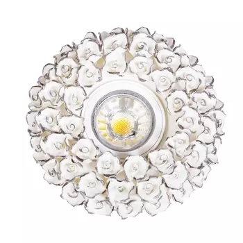 Встраиваемый светильник Abrasax 014-WHS с цветами