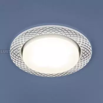 Встраиваемый светильник WH белый Elektrostandard 1071 GX53