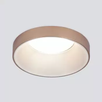 Встраиваемый светильник круглый Elektrostandard 112 MR16 белый/золото