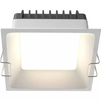 Встраиваемый светильник круглый IP44 светодиодный 12W Maytoni Okno DL056-12W3-4-6K-W