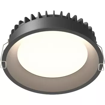 Встраиваемый светильник круглый IP44 светодиодный 24W Maytoni Okno DL055-24W3-4-6K-B