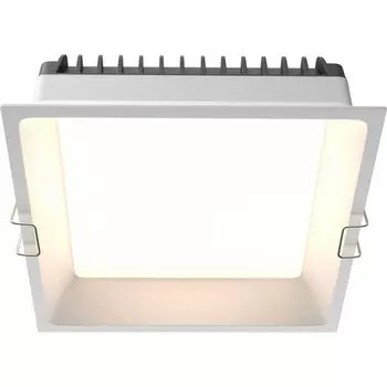 Встраиваемый светильник круглый IP44 светодиодный 24W Maytoni Okno DL056-24W3-4-6K-W