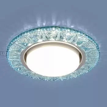 Встраиваемый светильник BL лазурный Elektrostandard 3022 GX53