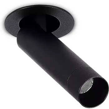 Встраиваемый светильник круглый светодиодный 5W черный Donolux Hubble DL20232In5W1B