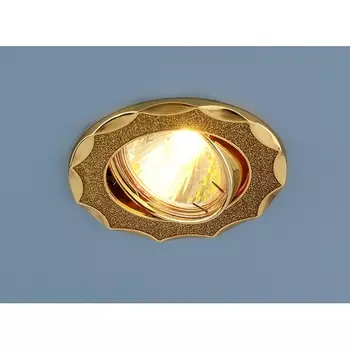 Встраиваемый светильник 612A GD (золото блеск/золото) (Elektrostandard)