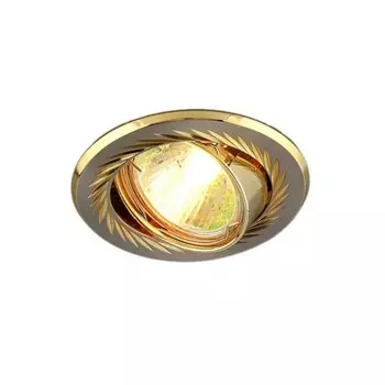 Встраиваемый светильник 704A CX SN/G (сатин никель/золото) (Elektrostandard)