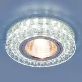 Встраиваемый светильник 8381 MR16 CL/SL прозрачный/серебро (Elektrostandard)