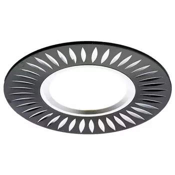 Встраиваемый светильник A507 BK/AL Ambrella Алюминий С Узором