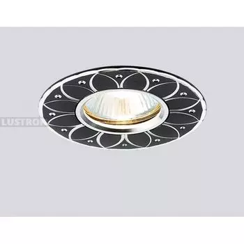 Встраиваемый светильник A805 BK/AL Ambrella Точечные Светильники Sall