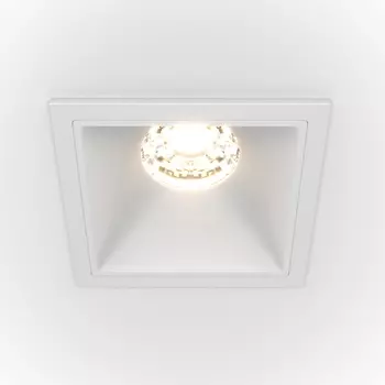 Встраиваемый светильник Alfa LED 3000K 1x10Вт 36° Dim Triac Maytoni Technical DL043-01-10W3K-D-SQ-W