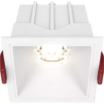 Встраиваемый светильник Alfa LED 3000K 1x10Вт 36° Maytoni Technical DL043-01-10W3K-SQ-W
