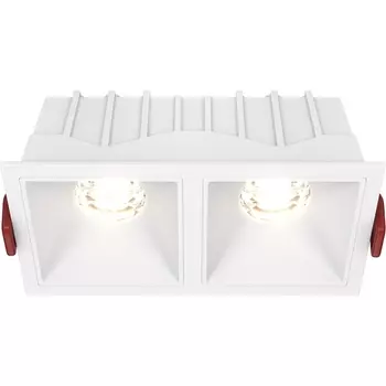 Встраиваемый светильник Alfa LED 3000K 2x10Вт 36° Maytoni Technical DL043-02-10W3K-SQ-W