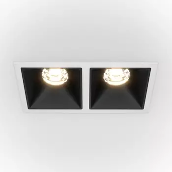 Встраиваемый светильник Alfa LED 3000K 2x10Вт 36° Dim Triac Maytoni Technical DL043-02-10W3K-D-SQ-WB