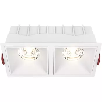 Встраиваемый светильник Alfa LED 3000K 2x15Вт 36° Dim Triac Maytoni Technical DL043-02-15W3K-D-SQ-W