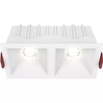 Встраиваемый светильник Alfa LED 4000K 2x10Вт 36° Maytoni Technical DL043-02-10W4K-SQ-W