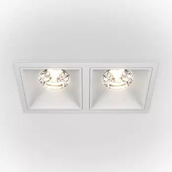 Встраиваемый светильник Alfa LED 4000K 2x15Вт 36° Dim Triac Maytoni Technical DL043-02-15W4K-D-SQ-W