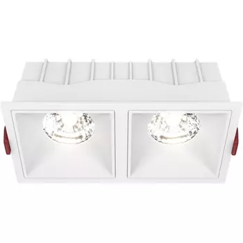 Встраиваемый светильник Alfa LED 4000K 2x15Вт 36° Maytoni Technical DL043-02-15W4K-SQ-W