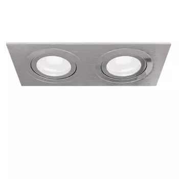 Встраиваемый светильник Atom GU10 2x50Вт Maytoni Technical DL024-2-02S