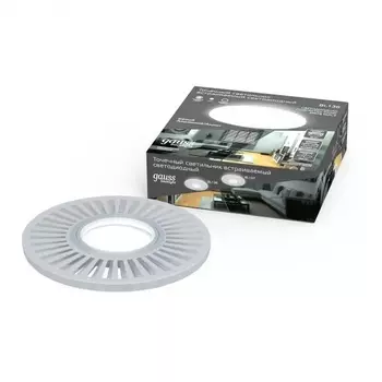 Встраиваемый светильник круглый Gauss Backlight BL136