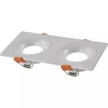 Встраиваемый светильник влагостойкий без ламп ST Luce ST259.508.02 Белый GU10 2*50W