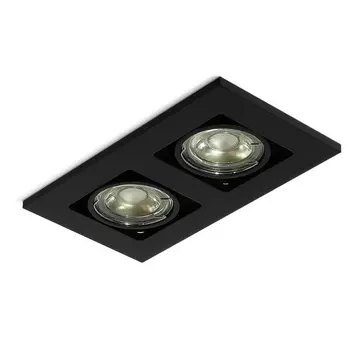 Встраиваемый светильник Black (KT 16DG-2) RAUMBERG Quader Quader2Bk Raumberg