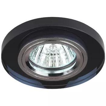 Встраиваемый светильник круглый DK7 CH/BK ЭРА