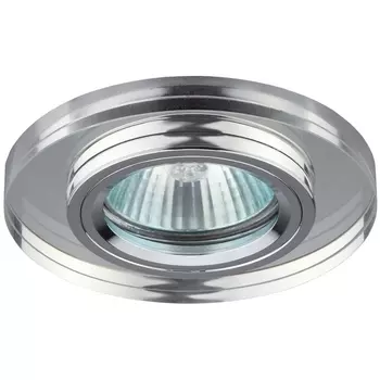 Встраиваемый светильник круглый DK7 CH/WH ЭРА