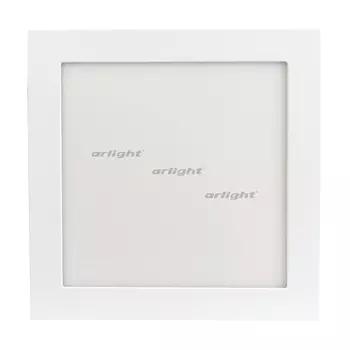 Светильник встраиваемый LED DL-225x225M-21W Day White (Arlight, IP40 Металл, 3 года) 020136
