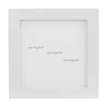 Светильник встраиваемый LED DL-192x192M-18W Day White (Arlight, IP40 Металл, 3 года) 021916