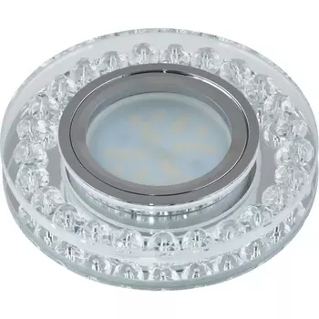 Встраиваемый светильник DLS-P102 GU5.3 CHROME/CLEAR Fametto Peonia