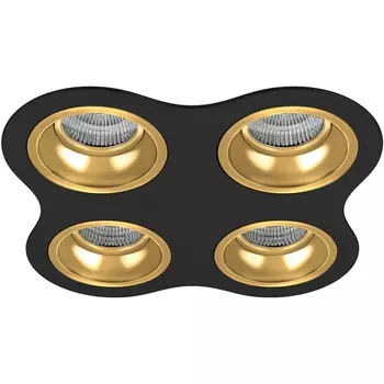 Встраиваемый светильник круглый (214647+214603+214603+214603+214603) Lightstar Domino D64703030303