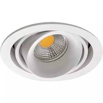 Встраиваемый светильник круглый Donolux Lumme DL18615/01WW-R White/Black