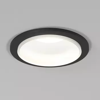 Встраиваемый светильник круглый Elektrostandard Mils 25010/01 GU10 чёрный