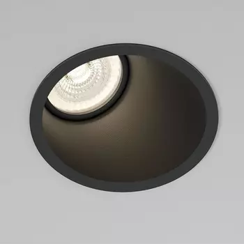 Встраиваемый светильник круглый Elektrostandard Side 25059/01 GU10 черный