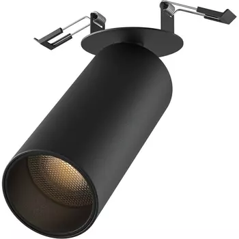 Встраиваемый светильник круглый FOCUS LED 3000K 1x12W 50° Maytoni Technical C053CL-L12W3K-W-B