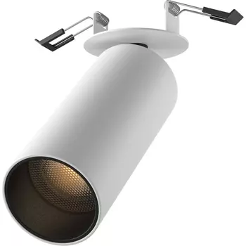 Встраиваемый светильник круглый FOCUS LED 3000K 1x12W 50° Maytoni Technical C053CL-L12W3K-W-W