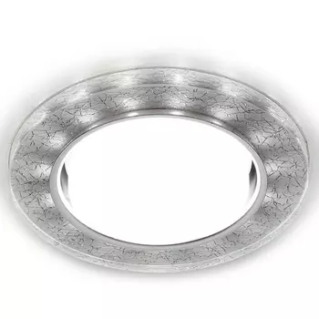 Встраиваемый светильник G248 W/CH Ambrella Gx53+led