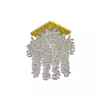 Встраиваемый светильник хрустальный Dio D'Arte Tayo Gold Tayo GU10.5.14.8x8.201 G